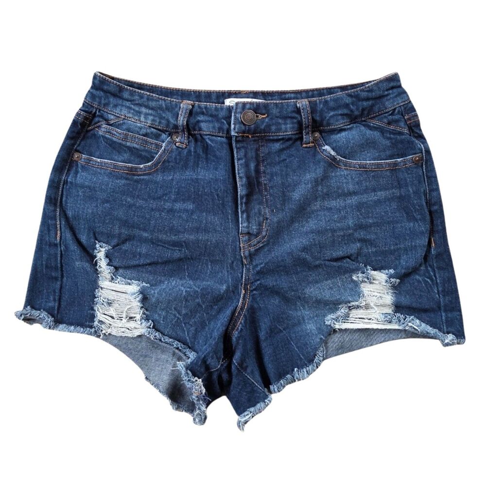 Sophia Jeans Chi Shorts 4 Cutoff Casual Cool Distressed Cheeky Hot Girl Summer